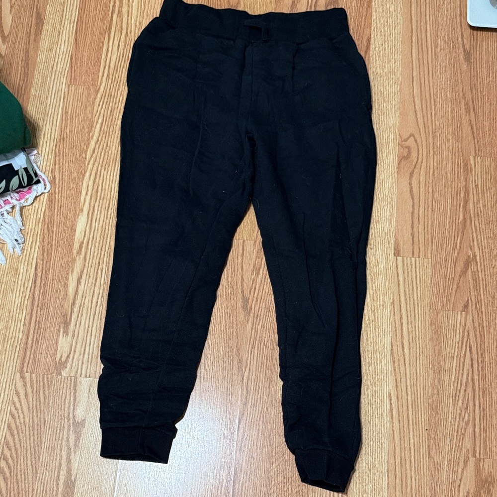 Black joggers